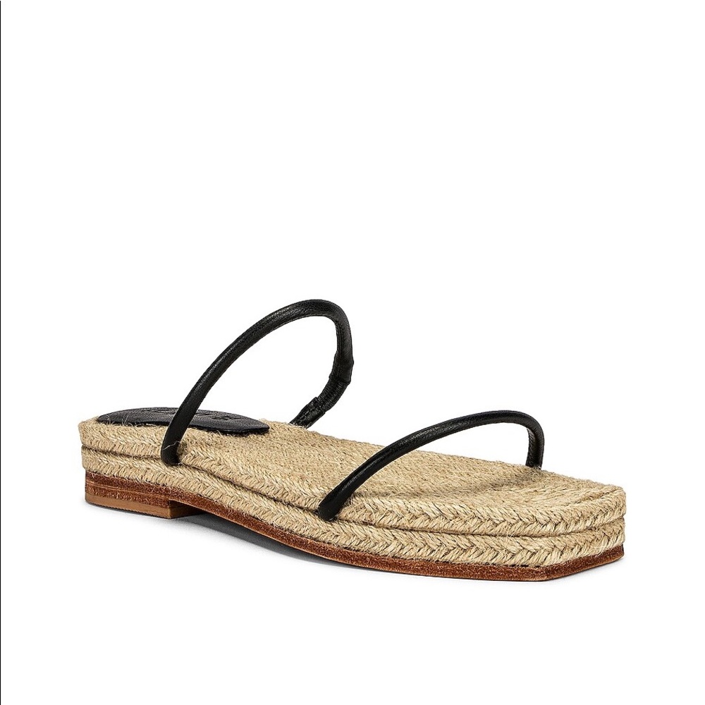 St. Agni Loe espadrille sandal in black